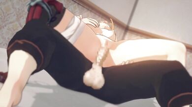 【MMD】原神　宵宮 背面騎乗位セックス