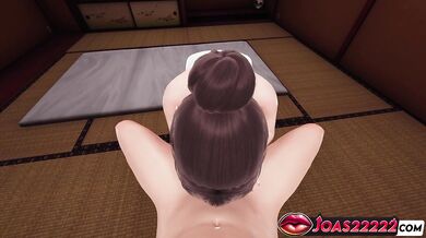 Xin Uncensored 3D Animation: Japanese Frenulum Lick, Handjob & Sitting Blowjob Swallow