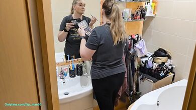 Watching My Wife Get Ready... She Looks So Good | Mirror Makeup Routine