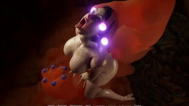 A space quarian girl needs a huge penis inside her ass and she finds two slugs who fuck her