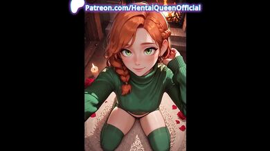 Pink Hair Anime Girl Blowing Bubblegum in Platform Boots – Cyberpunk Hentai Cosplay Tease