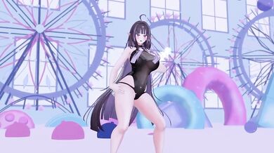 Kpop BAAM Hentai MMD | Elf VTuber Outfit Change