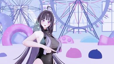 Kpop BAAM Hentai MMD | Elf VTuber Outfit Change