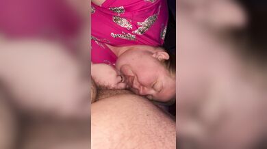 Sexy SSBBW wifey gives BHM hubby an awesome blowjob