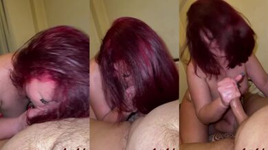 fierce head worship and cum eating
