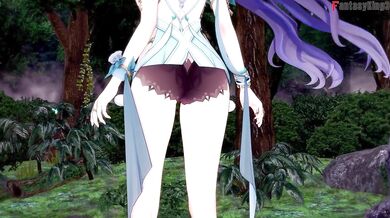 Lauma blowjon at the forest | Genshin Impact | Full & POV on patreon: Fantasyking3
