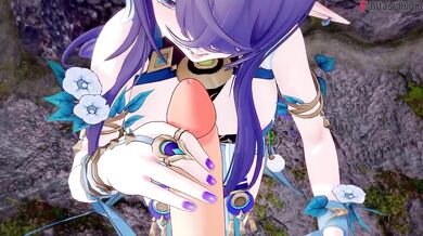 Lauma blowjon at the forest | Genshin Impact | Full & POV on patreon: Fantasyking3