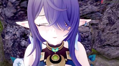 Lauma blowjon at the forest | Genshin Impact | Full & POV on patreon: Fantasyking3