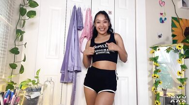 2m Trailer - JOI Tit Worship Latina & Sloppy Deepthroat Dildo Sucking