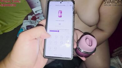 Sucking and licking all my holes with "KLITTY" by SVAKOM is so delicious