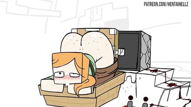 alex loves pistons in Minecraft