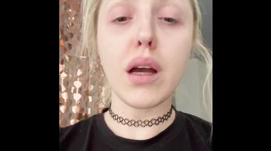 BLONDE AMATEUR IS SNEEZING AND HONKING EVERYWHERE
