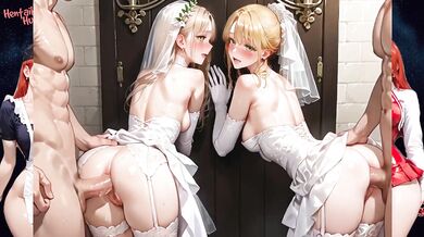 Hentai 2d and 3d sluts love sucking dick and fucking anal. The neighbor will perfectly work out the crevices of these dirty bitches No. 5