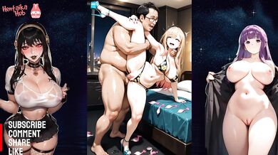 Hentai 2d and 3d sluts love sucking dick and fucking anal. The neighbor will perfectly work out the crevices of these dirty bitches No. 5
