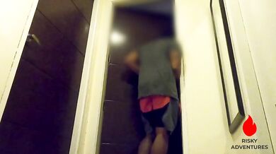 Cheatiing Pinay Hot Wife Sneaks Out To Fuck The Family Driver in Front of Their Hotel Room