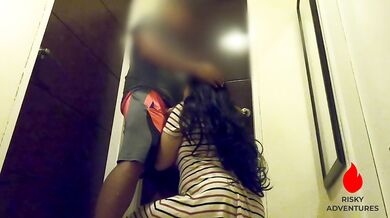 Cheatiing Pinay Hot Wife Sneaks Out To Fuck The Family Driver in Front of Their Hotel Room
