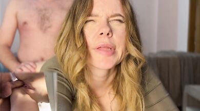 Close-up of wife's face during sex!