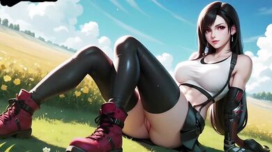 Tifa Fucking and Taking Multiple Loads!