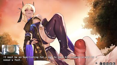 THE BEST FEETJOB SEX - HALF DMEON SHINOBI