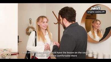 Schoolgirl Came For English Lesson But Got Anal Training Instead