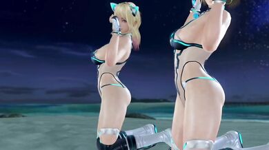 Dead or Alive Xtreme Venus Vacation Yukino and Hitomi Cyber Nyan Tech Swimsuit Nude Mod Fanservice Appreciation