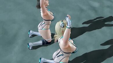 Dead or Alive Xtreme Venus Vacation Yukino and Hitomi Cyber Nyan Tech Swimsuit Nude Mod Fanservice Appreciation
