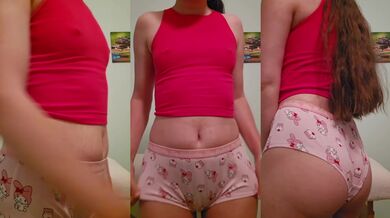 Showing my panties