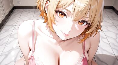 Pink Lingerie Blonde Hentai Girl Gets Massive Creampie & Cum Overload - Dripping Wet & Covered Everywhere!