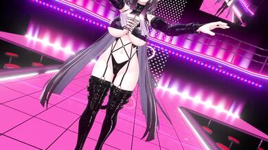 Touch Hentai MMD | Thicc Elf VTuber Strip Dance