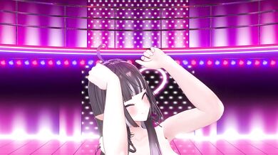 Touch Hentai MMD | Thicc Elf VTuber Strip Dance