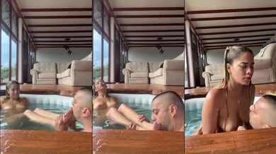 Slim Blonde Gets Her Feet Licked Before Wild Hot Tub Fucking