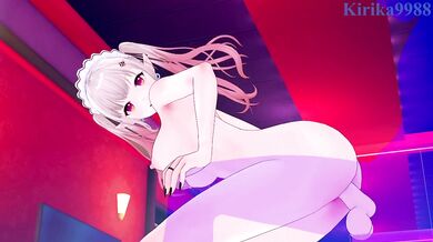 Elu (China Maid) and I have intense sex at a love hotel. - Nijisanji VTuber Hentai