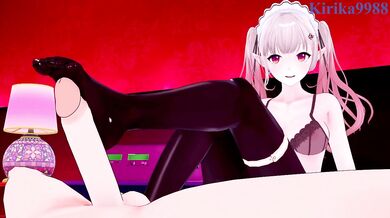 Elu (China Maid) and I have intense sex at a love hotel. - Nijisanji VTuber Hentai
