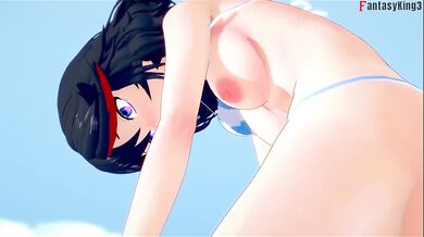 Ryuko Matoi cowgirl sex on the pool | Killlakill | Full & POV on patreon: Fantasyking3