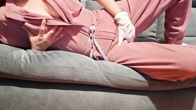 Hot Nurse Masturbating on Night Shift - Female Only