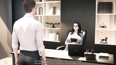 New Guy Hotel Manager Meet Busty Babe At Her Room - GamePlay