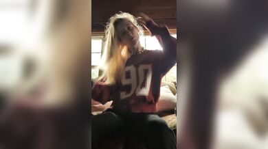 Brushing Hair In Living Space