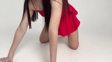 long legs stretching home