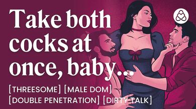 ASMR Audio Porn: Dominant MFM Threesome Double Penetration with Two Cocks – Female Sub & Dirty Talk – Erotic Audio Story for Women