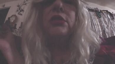 Cheryl's Smoke Break Thinking About Your Cock