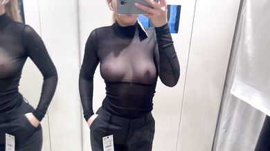 Transparent Try On Haul See through Tops