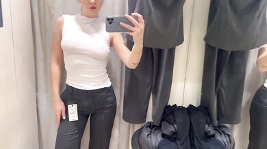Transparent Try On Haul See through Tops