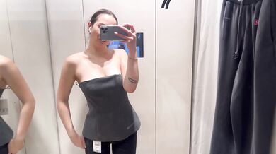 Transparent Try On Haul See through Tops