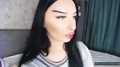 Scarlettjakobs dominates solo with big tits and slick cum