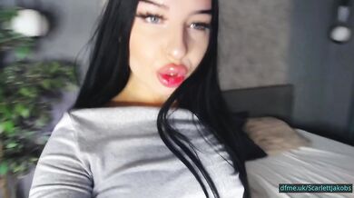 Scarlettjakobs dominates solo with big tits and slick cum