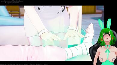 Boruto fucked Sakura while she was treating him in the hospital