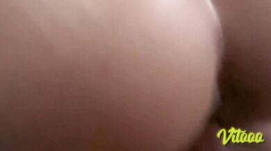 Latina in bed shaking her ass because she wants more dick