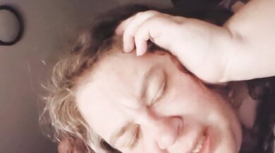 Sarah giggles takes her nightly load