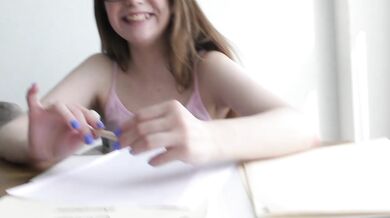Teaching my stepsis how to give a blowjob turned into fucking