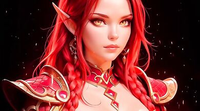 FULL SCENE: Hot Dragon Queen - Uncut High Quality WoW AI Generated 1/5 of series